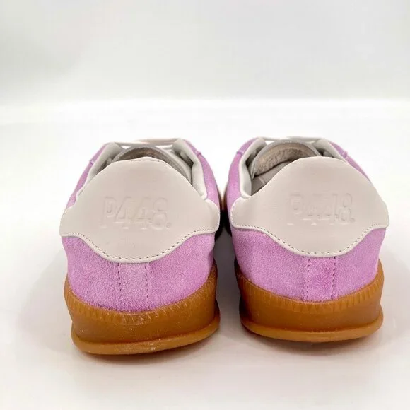 P448 Monza Sneaker Size EU 39 Suede Leather Upper Lavender Gum Sole - Picture 3 of 16